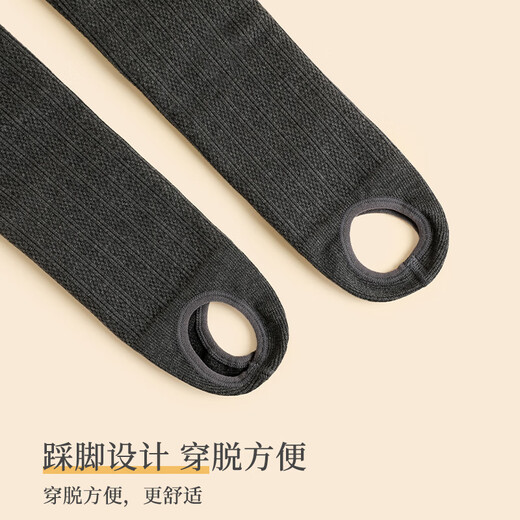 LangSha children's leggings, girls' thickened velvet, autumn and winter outer wear, foot-stepping pantyhose, velvet warm pants, non-slip pantyhose