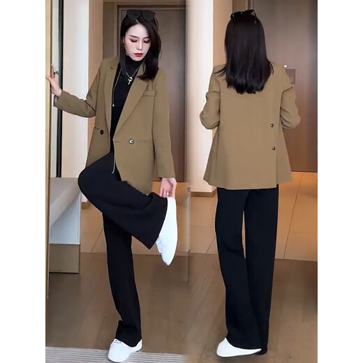 Garnuo Kaffee kleine Anzug Jacke Frauen 2025 Frühling und Herbst Neues Design Feeling Nische High-End Small Short Casual Any