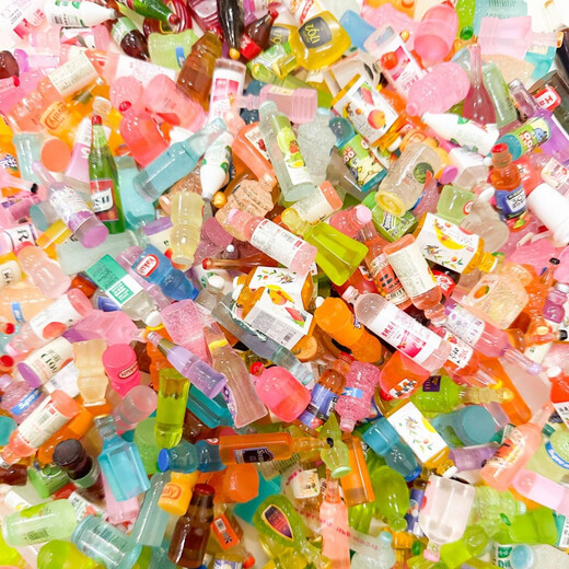 Miniature food and toy blind bags, blind boxes, cartoon toys, small ornaments, models, small gifts, fruits, children's toys, birthday gifts, animal blind bags, 20 pieces (random)