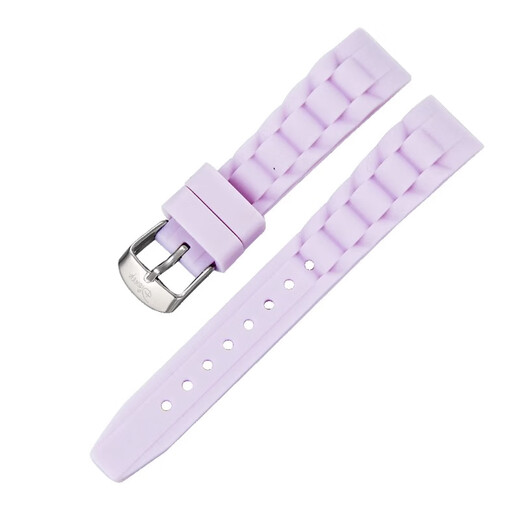 LZQLY迪士尼手表表带女皮表带帆布尼龙硅胶橡胶钢表带扣男22mm20mm金 11162表带黑色[16mm]