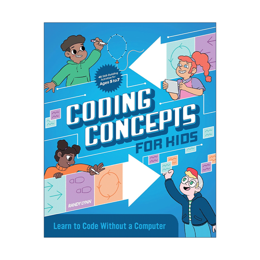 Coding Concepts for Kids 儿童编程概念 英文原版 在没有电脑的情况下学习编程 编写代码初学者指南 进口英语原版书籍 全英文版