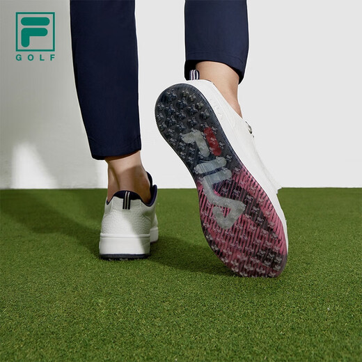 FILA official women's shoes GF 1911 TRAINER soft spike golf shoes comprehensive training shoes women's golf shoes bright white-BW 35.5