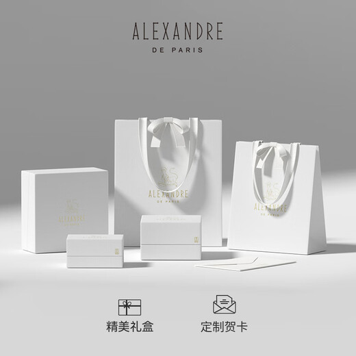 ALEXANDRE DE PARIS European and American style wavy classic headband versatile headband hair accessories for women N black