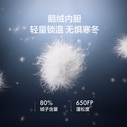 KOLON SPORT/Kolon MIST Lightweight Down Jacket Men's Waterproof and Breathable Outdoor Windproof Lightweight Goose Down Jacket LHDJ5WNT21-NV Navy Blue L 175/96A