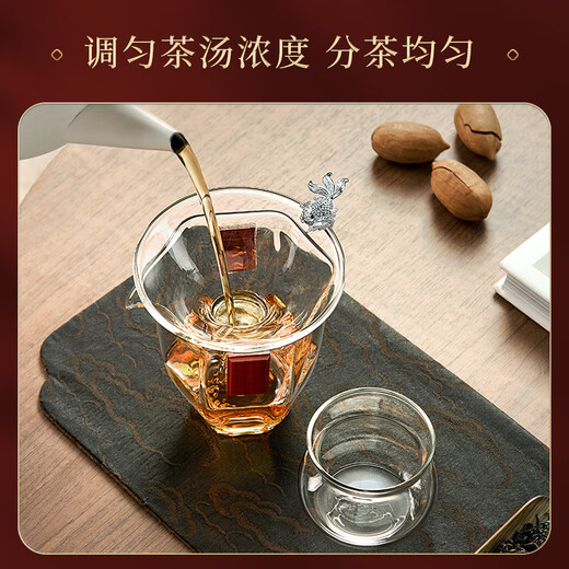 Mingguang tea leak glass tea filter stainless steel fine filter tea filter tea filter tea filter tea set accessories