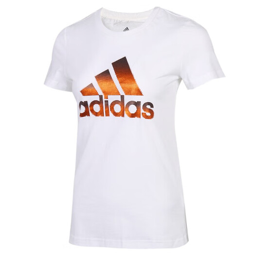 Adidas Femenina de manga corta Primera y verano NUEVA Running Training Fitness Sportswear Camiseta media manga de manga cómoda cómodo y transpirable
