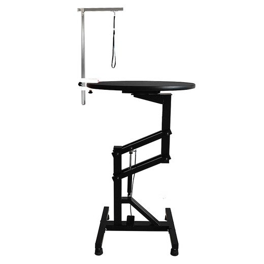 Xuanniao Pet Grooming Table Lifting Rotating Desktop Boom Rope Cat and Dog Shape Shearing Grooming Table Round Can Lift + Rotate 60X60cm