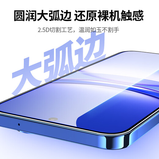 绿联适用华为nova13钢化膜nova12手机膜 通用nova12活力版  全屏高清防指纹防爆无黑边超薄防手汗2片