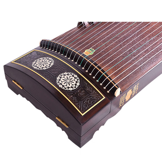 
Dunhuang brand Dunhuang Guzheng 698JM Flowers Like Dreams 5698JT Lady's wife specially selected broadleaf yellow sandalwood high-end professional 695T group flower blossoms (full set of accessories)