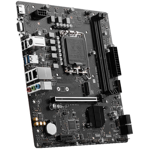 INTEL酷睿I3 12100F散片搭配微星H610 B760爆破弹GAMING迫击炮WIFI系列电脑主机主板CPU板U套装 PRO H610M-E DDR4 12100F散片