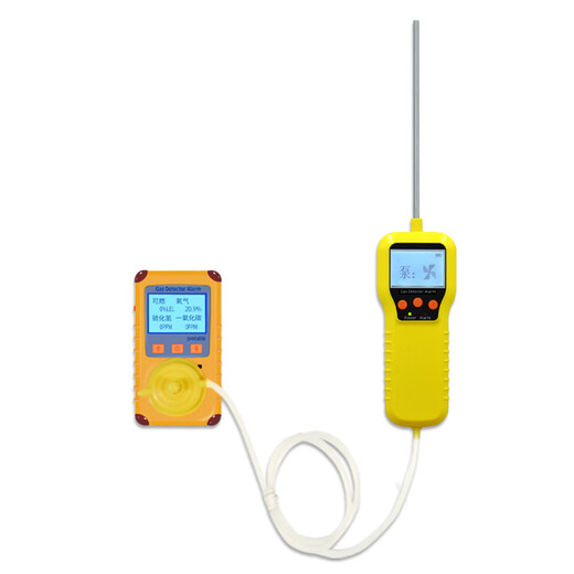 Zhongan Tan Portable Four en un Détecteur de gaz avec pompe d'affichage Fonctionnement d'espace limité KP826 + KP800
