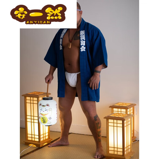 He Jiagong Xiongxiong convenience store men's Japanese-style thong Japanese-style six-foot Japanese pure white crotch cloth kimono sumo underwear White underwear does not support returns and exchanges One size fits all