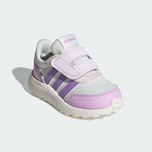 Adidas (adidas) children's shoes, boys and girls, baby shoes 24 spring RUN70s Velcro casual sports shoes ID1155 light pink
