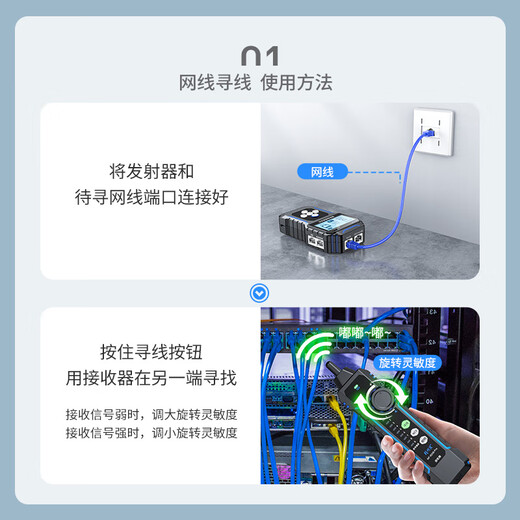 Smart Mouse NF-8209pro искатель линии, проверка сетевого кабеля, многофункциональный тестер точки прерывания длины сети, проверка заряженной линии POE, защита от помех и бесшумность