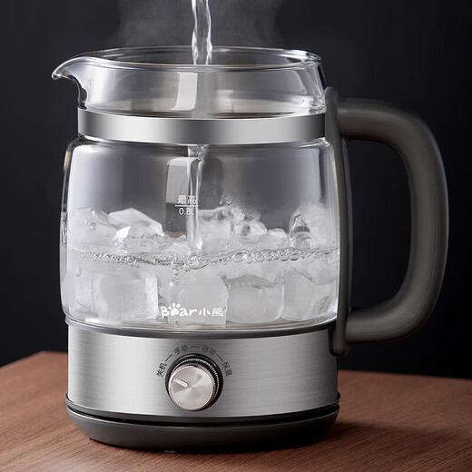 Bear Health Tea Kettle Tea Maker Electric Kettle Steam Glass Kettle Spray Tea Steamer Brewing Tea Flower Tea Black Tea Office Small Desktop Insulation Split Gift ZCQ-G08W6 Steam Spray Tea Maker 0.8L