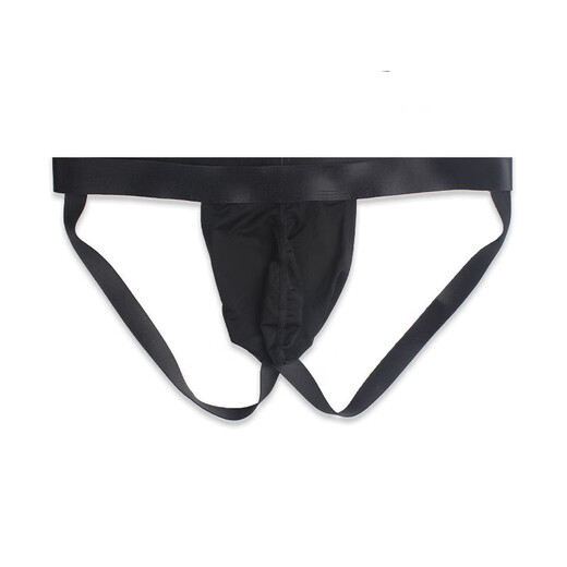 Men's T-string one-piece C-shaped gay underwear small sexy simple plastic double T-string T-pants for men, skin color M