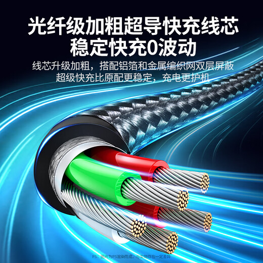 Greenlink Type-C data cable 6A is suitable for Huawei Honor super fast charging 100W/66W charging cable Pura80/70/Mate70/60Pro+ Xiaomi Android mobile phone car 2 meters