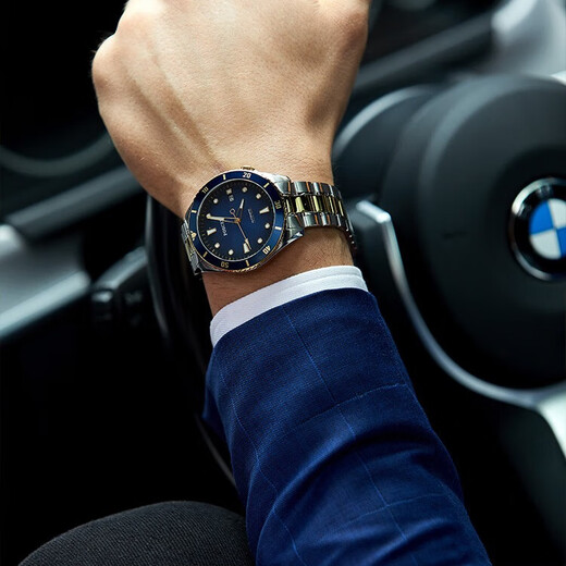 Poscer (poscère) regarder la mode masculine entièrement automatique mécanique Watch classique eaux fantômes Business acier décontracté Porsche Men's Watch 6198