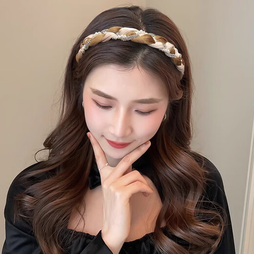 Xiang Wan's high-end headband, women's all-match high-ceiling hairband, face wash headband, pressed hairpins, hair binding headwear