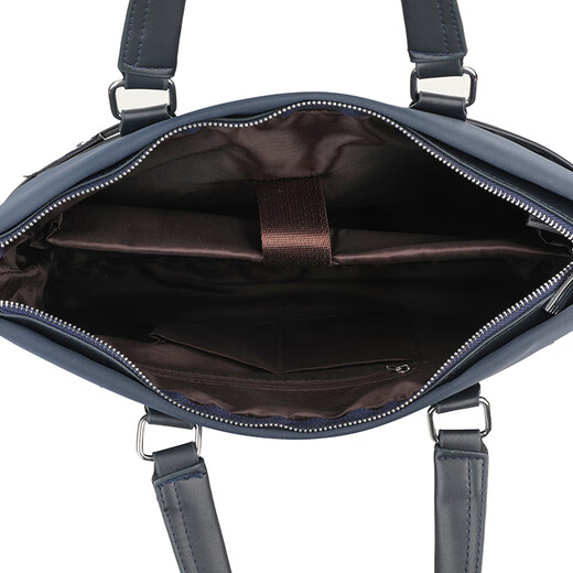 MOEPEQDAISHU Business Briefcase Men's Handbag Shoulder Bag Oxford Cloth Casual Messenger Bag Office Commuting 14-inch Computer Bag Blue Large Bag 14-inch