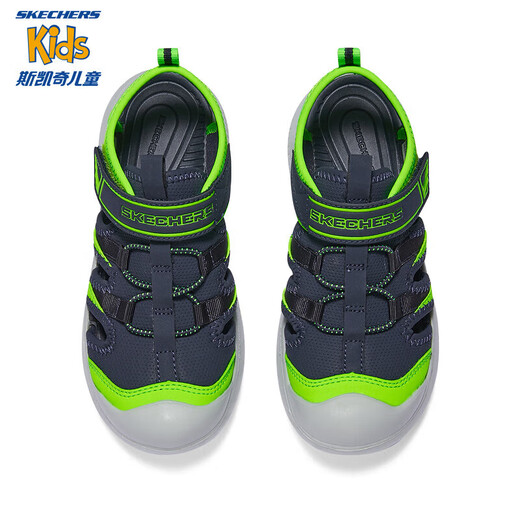 SKECHERS SUMANDES DE SUMERA Niños Sandalias de botas informales Avancables Agradables Velcro Caza infantil 406511l