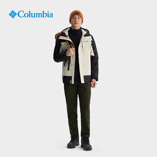 Columbia24秋冬哥伦比亚冲锋衣男户外保暖三合一外套XE5220/WE3892 XE5220/278(抓绒内胆) L