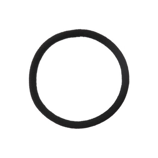 MUJI hair tie 57801 hair rope headband leather case black