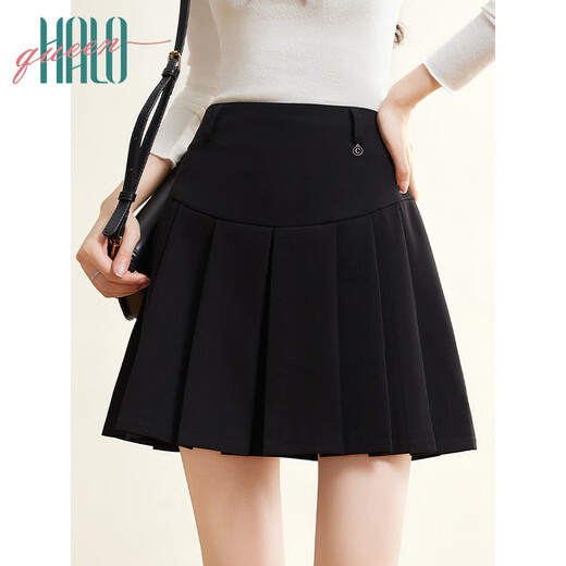 Halo Queen skirt women's new pleated skirt high waist slimming cover versatile A-line JK skirt short skirt H143B2004