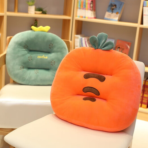 Chuangjingyi chooses a seat cushion that does not hurt your butt after sitting for a long time, a car seat cushion that prevents butt pain while driving, a butt cushion that prevents you from getting tired after sitting for a long time, and a car seat cushion that lasts for a long time. Cactus, curved surface, non-slip, extra thick type (for children under 15 years old)