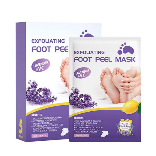 Dr.Pedi foot exfoliating mask, natural exfoliation, suitable for dry dead skin, cracked feet, and calluses