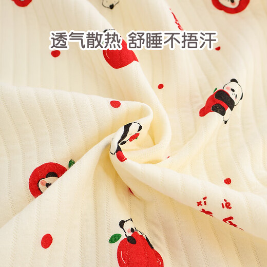 Year of the Snake air cotton maternity room package newborn pure cotton quilt newborn baby swaddle wrap baby thickened blanket purple skirt bunny 85*85cm