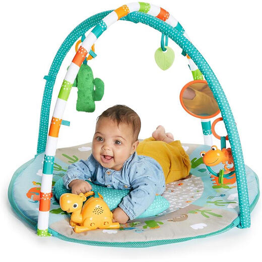 KIDS2【JD物流 日本直邮】婴儿健身架器宝宝游戏毯爬行垫哄娃满月礼 蛇 11979
