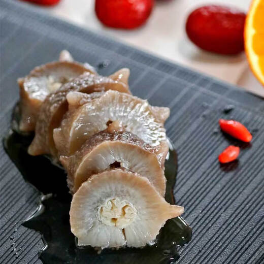 Grandma Zhang's ready-to-eat sea cucumber, authentic Dalian origin, freshly thawed, ready-to-eat, non-dried sea cucumber gift box, 1500g, 3Jin Jin equals 0.5kg, ready-to-eat solids 90%, 15-25 heads