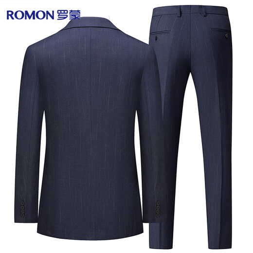 Luo Meng suit suit men's slim business professional formal suit men's suit groomsmen suit groom suit wedding dress trendy men's suit