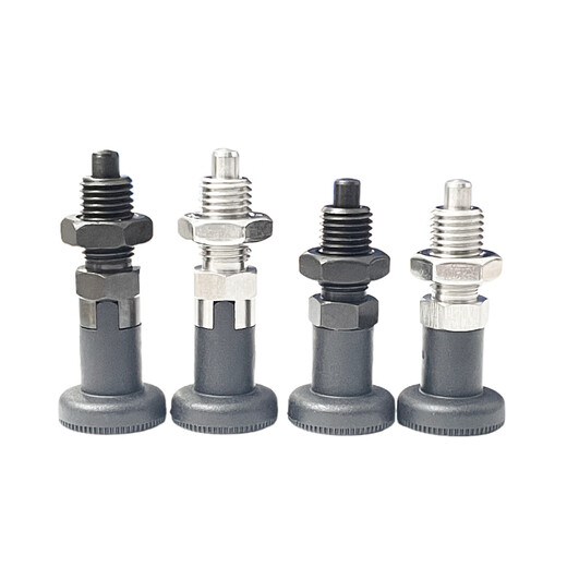 Customized knob plunger self-locking indexing pin thread positioning pin mold spring plunger reset rotary plunger pin carbon steel reset M12156