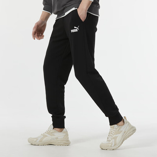 PUMA men's pants casual sports pants running loose trousers cuffed knitted sweatpants 683755-01 XL