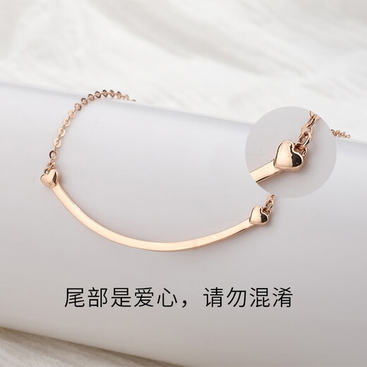 Fat Donglai's same smile necklace 18k smiling face for women rose gold full of diamonds light luxury color gold small clavicle chain rose gold with diamonds
