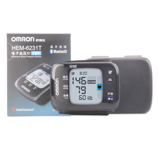 欧姆龙（OMRON）电子血压计家用血压测量仪手腕式量血压机仪器高精准医用智能蓝牙 升级款HEM-6231T【蓝牙款】