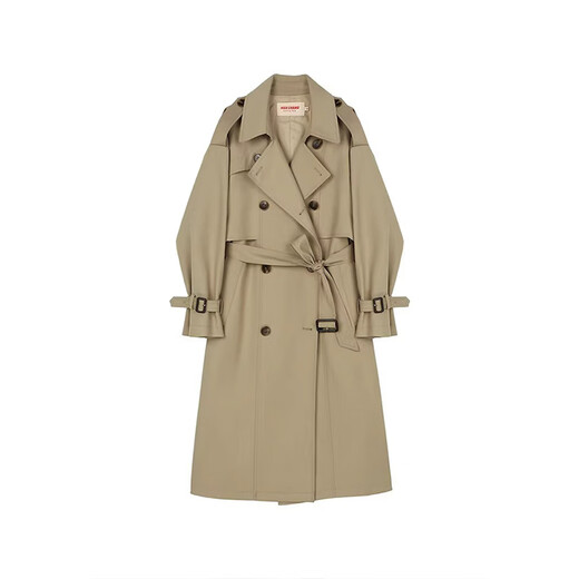 VEGA CHANG windbreaker women's mid-length 2026 new autumn style versatile fashionable coat Heron Brown S