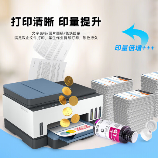Changping for HP HP Smart Tank 519 678 676 672 755 758 750 510 675 660-670series Printer Ink Magenta Filling Ink Ink Box