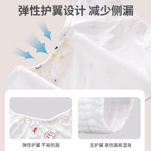 宝盖儿婴儿尿布裤兜防水尿布固定带可水洗透气男女宝宝防漏小孩训练内裤 蓝色+粉色（魔术贴装） 2条装 S码（建议5-13斤/0-3个月）