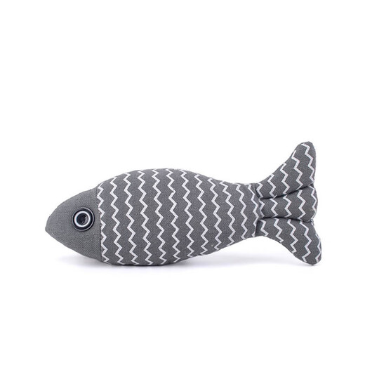 Kitten Meow Cat toys catnip pet cat relief supplies cat stick simulation fish teeth grinding and biting resistant catnip fish [jump red]