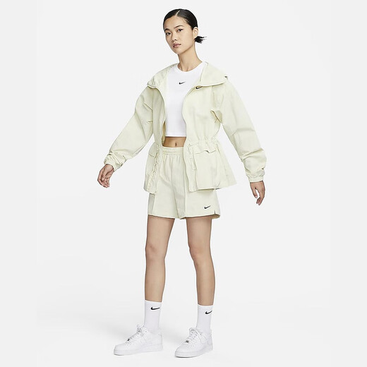 耐克（NIKE）运动裤女子夏季时尚休闲百搭中腰梭织短裤 FV6623-020 XL