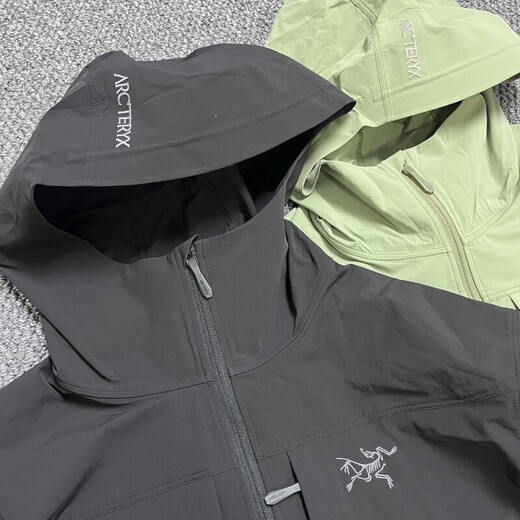 始祖鸟（ARC'TERYX）Arcteryx Gamma Lightweight纯色软壳轻薄户外夹克外套X9196/7741 黑色/BLACK M (140-160斤)