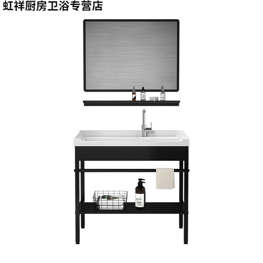 Cuenca de la columna de Nansangweichi Cuenca de lavado vertical Pequeño apartamento de piso Cerámico de lavado de cerámica Fregadero de baño 4837E Basin + drenaje de soporte / apartamento pequeño