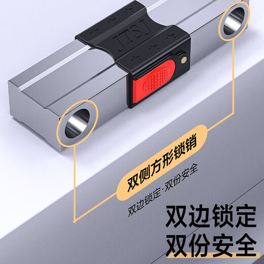 Huangchi U-lock glass door lock anti-theft lock door lock U-lock mortise lock thickened shear-resistant office shop door lock