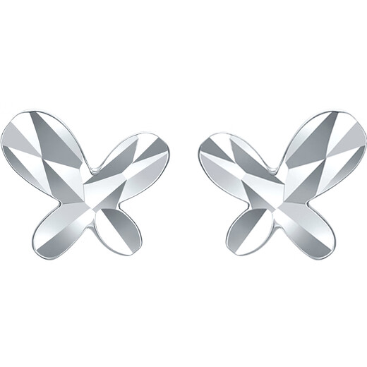 Liuguifu Jewelry PT950 Platinum Earrings Butterfly Flying Platinum Earrings for Women PT0200070 0.75g