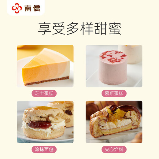 南侨嘉瑞吉奶油芝士2kg 西班牙进口乳酪涂抹面包西点烘焙奶酪 嘉瑞吉奶油芝士2000g 2000g