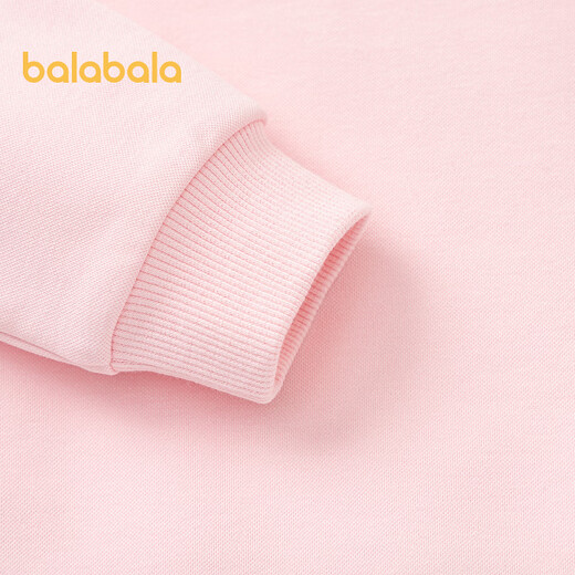 Balabala Girls Sweatshirt Pink Pure Color Top Mode Sweet Herbst Kleidung Fantasy Pulver 60355 130 cm
