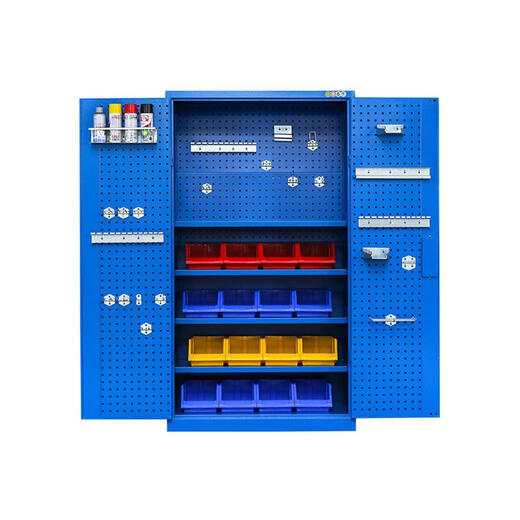 Huili custom tool cabinet workshop thickened iron storage cabinet auto repair hardware tool cart with drawer factory storage cabinet blue large tool cabinet 01 thick